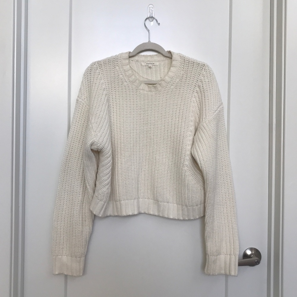 Chunky White Pacsun Sweater